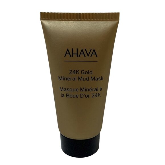 Ahava 24K Gold Mineral Mud Mask Dead Sea Minerals 1.7 fl oz Sensitive Skin NEW - Picture 1 of 4